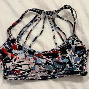 Lululemon strappy sports bra, size 4